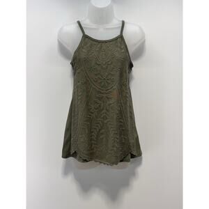 Rewind Green Spaghetti Strap Strappy Back Tank Top Women’s Size Small NWT